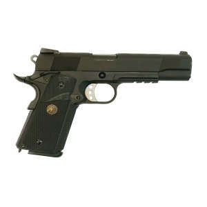 Страйкбольный пистолет WE Colt M1911A1 M.E.U. Rail Black WE-E008B-BK